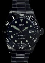 MWC Swiss Made 500m Automatic Divers Watch in Black PVD With Sapphire Crystal - £920.05 GBP