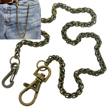 Pocket Watch Chain Albert Chain Bronze Spiga Wheat Chain Swivel Lobster ... - £14.21 GBP