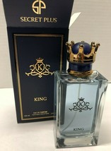 Men&#39;s KING Eau De Parfum 3.4 Fl Oz Cologne Perfume Secret Plus - £21.41 GBP