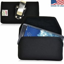 Turtleback Galaxy Note Edge Nylon Pouch Holster Case Rotating Metal Belt... - $25.99