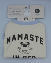 Grayson Pup - Dog Shirt - Medium - Namaste In Bed - Girth 15-17 IN - £7.46 GBP