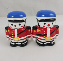 Vintage Asia Master Christmas Toy Soldier 3.25&quot; Salt &amp; Pepper Shakers - $222.20 MXN
