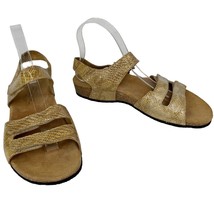 Vionic Valencia Tan Snake Print Comfort Sandal 9 Cork - £31.06 GBP