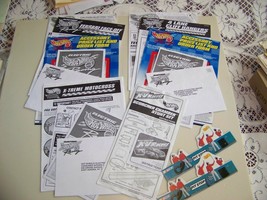 Hot Wheels X-V racers slot car/motorcycle instructions papers - $14.95