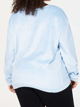 Love Tribe Womens Plus Size I Am Cold Sweatshirt Color Cerulean Blue Size 2X - £27.64 GBP