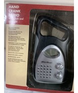 Eddie Bauer Hand Crank Radio with Clock and LED Light, M6730 - £24.64 GBP