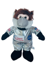 Nasa Space Rocket Center Plush Monkey Stuffed Animal Ham 14&quot; vtg moon figure toy - £31.61 GBP