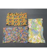 Lot of 9 Vintage Scarves – Vera, Glentex, Silk Japan, Halston III, Unbra... - $27.55