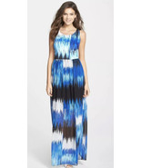 NWT Women&#39;s Betsey Johnson Sleeveless &quot;In the Mix&quot; Print Maxi Dress Sz 6 - $56.85 CAD