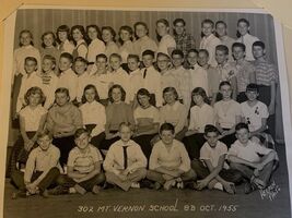 1955 Mt Vernon School WA State October 55 Elementary School - $14.50