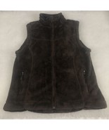 Avalanche Thermal Wear 100% Polyester Brown Full Zip Vest Brown Women&#39;s ... - $13.96