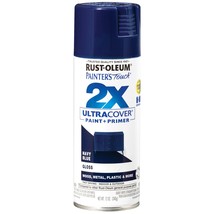 Rust-Oleum Painter&#39;s Touch Ultra Cover 2X Spray Paint 12oz-Navy Blue - $35.18