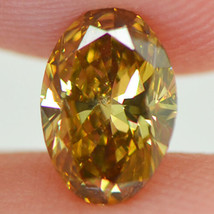 Oval Shape Diamond Fancy Brown Loose 1.02 Carat Polished SI1 GIA Certificate - £1,195.03 GBP