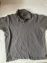 Mens GAP Vtg Gray Polo Shirt Size XL Short Sleeve Casual  - £14.76 GBP