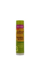 Alba Botanica: Natural Hawaiian Coconut Cream Lip Balm, 0.15 oz (2 pack) - £17.51 GBP