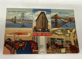 San Francisco CA-California, Hotel Shaw, Between Bridges, Vintage Postcard - $163.09 MXN