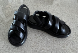 Robert Clergerie Ange Black Slingback Strappy Sandals (37) - $210.38