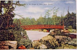 One of the Bridges to Three Sisters Islands, Niagra Falls Postcard - $4.95