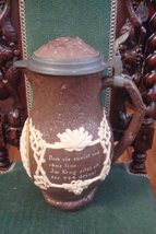 Compatible with Antique Mettlach Harvest Stein c 1900s Compatible with V... - $208.73