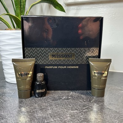 Missoni Parfum Pour Homme 25ml Shower Gel + After Shave Balm, 5ml EDP Mini - $16.99