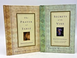 2 Bruce Wilkinson Books: Prayer of Jabez and Secrets of the Vine (Hardcover) - £7.79 GBP
