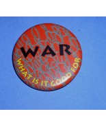 Edwin Starr War What Is It Good For Pinback Button Vintage 1991 Who? Inc. - $27.42 CAD