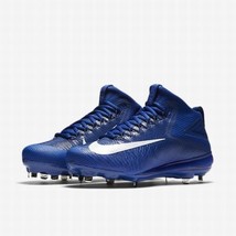 Nike Force Zoom Mens Trout 3 Royal Blue Racer Rush Metal Baseball Cleat Size 8.5 - $99.99