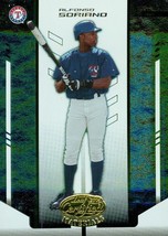 2004 Leaf Certified Materials Alfonzo Soriano 10 Rangers - £0.79 GBP