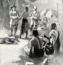 A Good Wise Ruler Native American Chief 1899 Victorian American History ... - $19.99