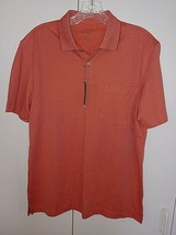 Van Heusen &quot;Feeder Stripe&quot; Mens Ss Polo SHIRT-S-NWT-COTTON/POLY/RAYON-SOFT-NICE - £9.02 GBP