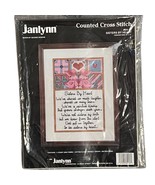 Janlynn Counted Cross Stitch Kit 64-64 Sisters By Heart Design Sealed - $15.79 CAD