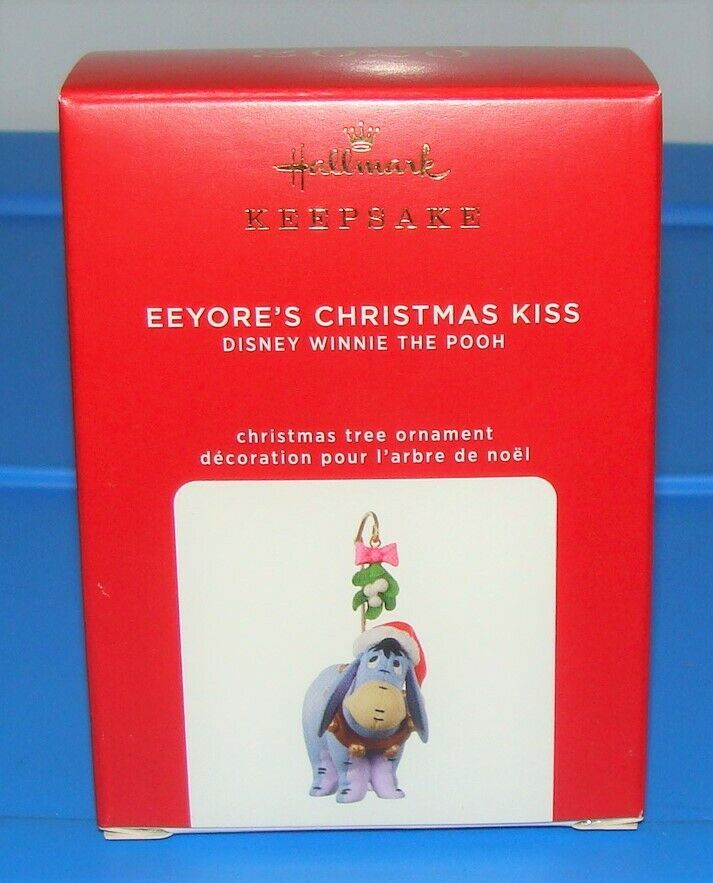 2020 Hallmark Keepsake Disney Winnie the Pooh Eeyore's Christmas Kiss Ornament - £23.10 GBP