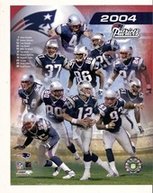 2004 New England Patriots Composite Photo Brady Law Bruschi NFL - £7.62 GBP