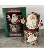 Vintage House of Lloyd Vintage Musical Santa Jack In The Box 1994 w/Orig... - $35.50 CAD