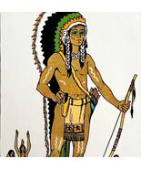 Native American Lithograph 1924 Art Print Little Sally Dutcher Ephemera ... - $551.77 MXN