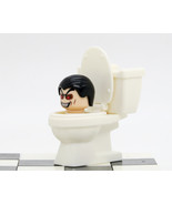 Custom Mini-figure Miniature Skibidi Toilet Man Toilet Man White buildin... - $3.41 CAD