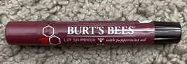 Burt&#39;s Bees 100% Natural Moisturizing Lip Shimmer, Fig - 1 Tube , New - £9.39 GBP