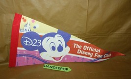 Walt Disney World D23 Fan Club Membership 50 Years Pennant Micky Mouse  - £15.77 GBP