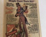 1981 Willy And Wonka’s Magic Trick Vintage Print Ad Advertisement pa20 - £11.66 GBP