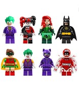 8pcs Batman Robin Catwoman Joker Poison Ivy DC Comics Minifigure set Toys - $32.00