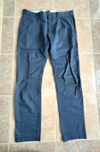 J. Crew Flex Blue Pants Slim Men size 33 x 32 - £35.56 GBP