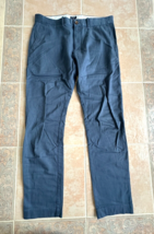 J. Crew Flex Blue Pants Slim Men size 33 x 32 - £35.72 GBP