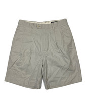Daniel Cremieux Men Size 32 (Measure 30x9) Light Khaki Pleated Utility Shorts - £5.43 GBP