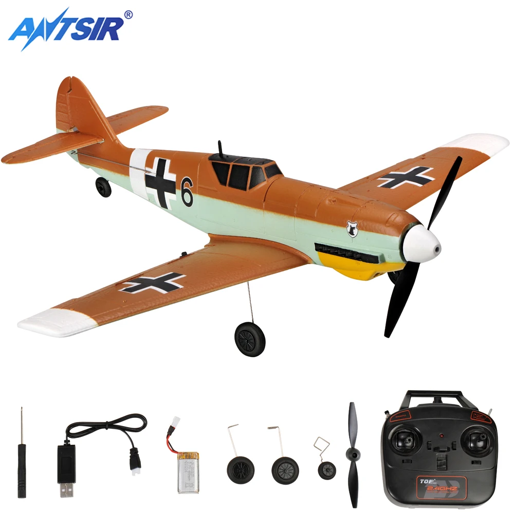 BF109 RC Plane 2.4G 4CH 6-Axis EPP 450MM Wingspan RC Warbird Airplane On... - $138.33+