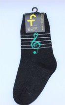 Foot Traffic Socks - Kids Crew - Music Note - Size 12-5Y - £5.72 GBP