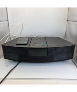Bose Wave Radio AWR1-1W Black Tested Works w/ Remote Cord &amp; Antenna Vintage - €82,12 EUR
