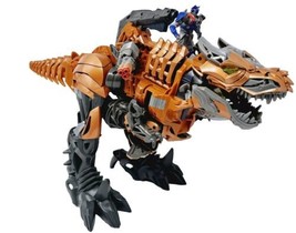 Transformers Age Of Extinction Stomp + Chomp GRIMLOCK 20&quot; Figure Light + Sounds - $39.47