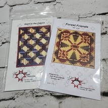 Quilt Patterns Forest Friends Stars in the Cabin Lot of 2  - $19.79