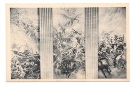 France Paris Pantheon Bound for Glory Vers in Gloire Painting Vintage Postcard - £3.98 GBP