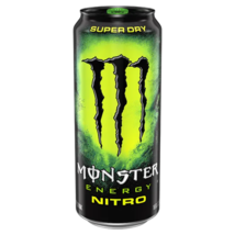 Monster Energy Super Dry Nitro Energy Drinks 6 - 16 Fl oz Cans  - £21.49 GBP